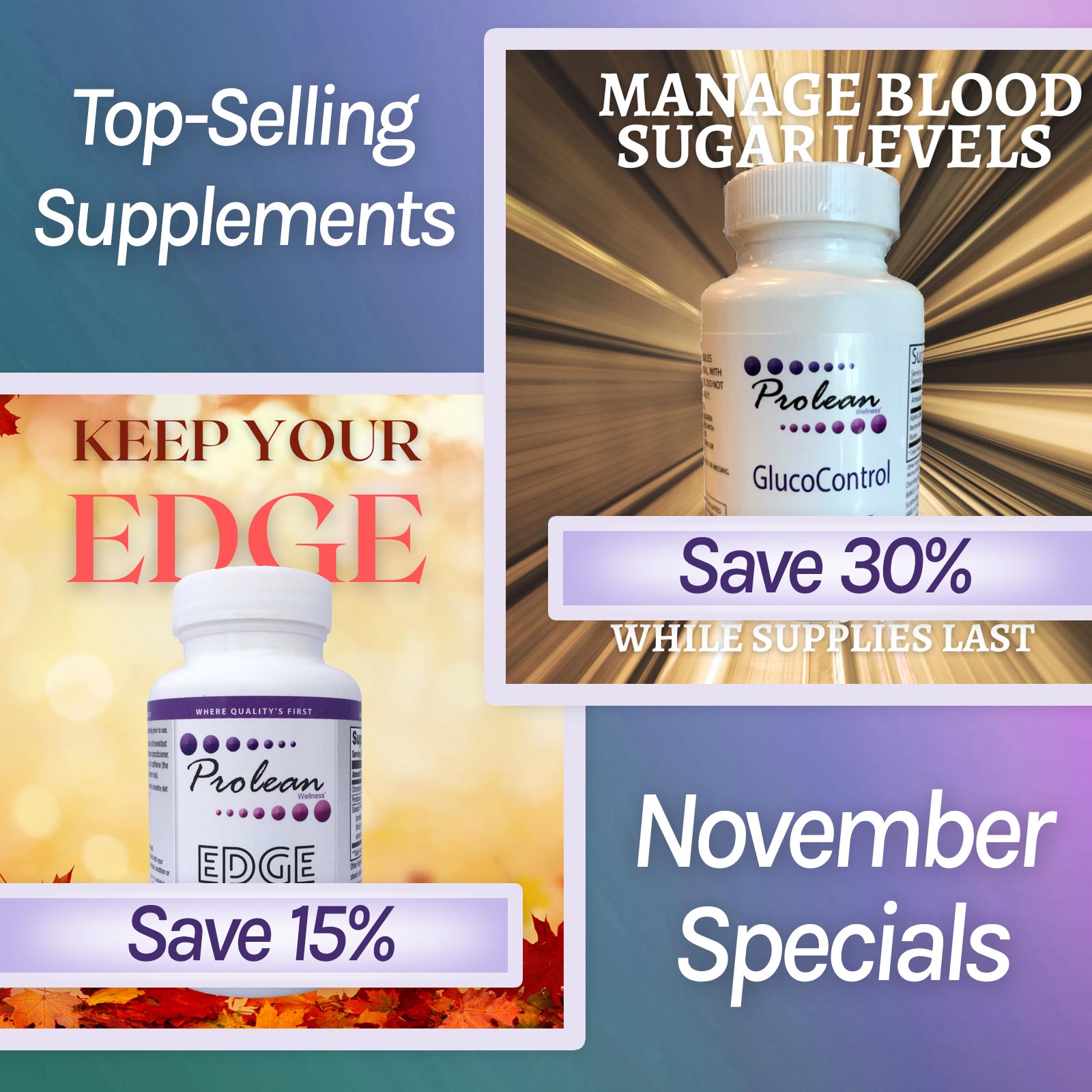 Discover the Power of Our Top-Selling Supplements and What's New at Prolean Wellness!