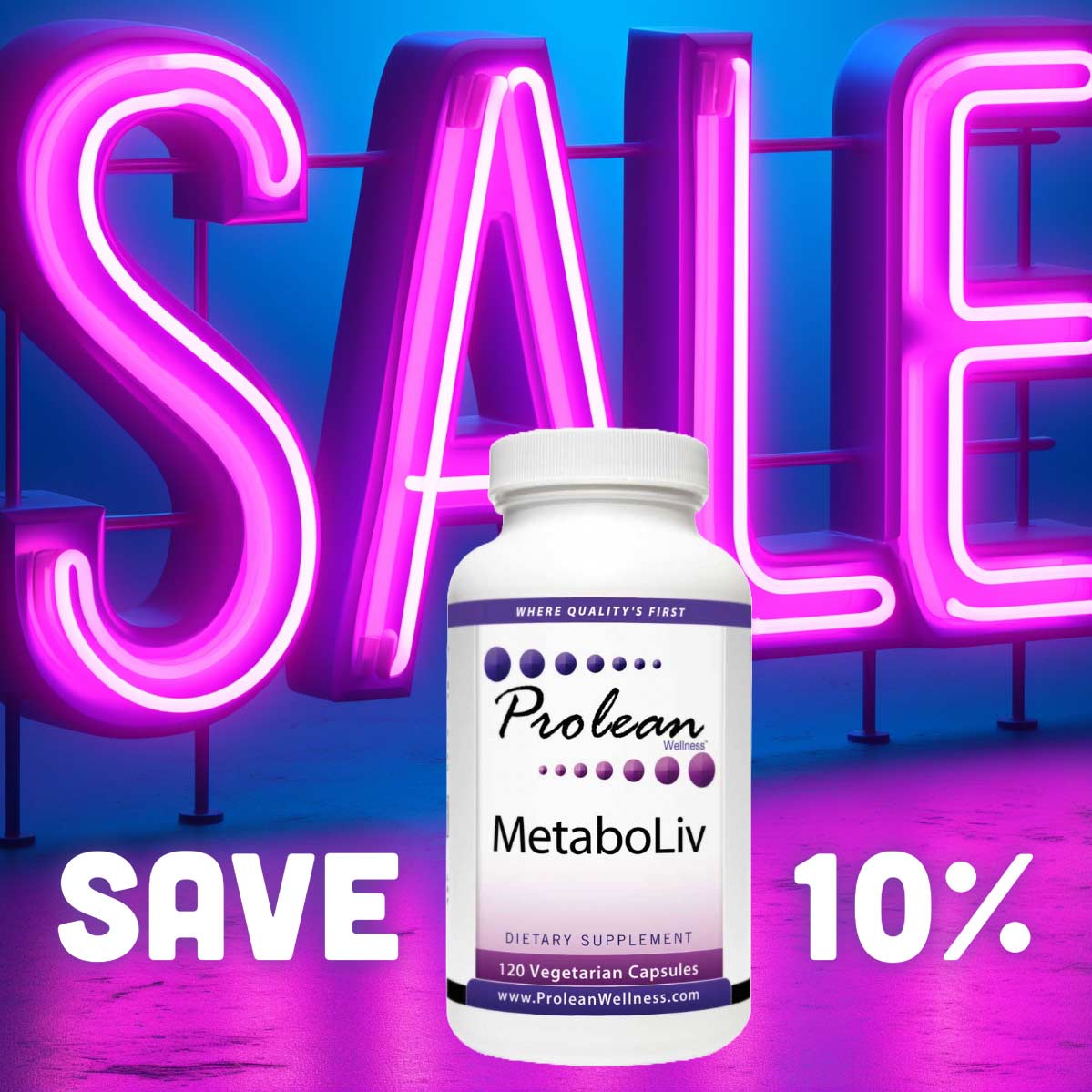 Save 10% in April on MetaboLiv Supplement from ProleanWellness.com